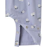 Vertbaudet - Jumpsuit - Meisjes - Multicolor - 100% Katoen, Vlindermouwen, Ruches, Drukknopen