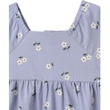 Vertbaudet - Jumpsuit - Meisjes - Multicolor - 100% Katoen, Vlindermouwen, Ruches, Drukknopen