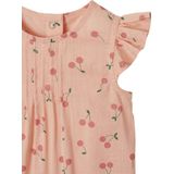 Broekpakje - Bloemenprint - Katoen - Korte Mouwen - Inclusief Hoofdband