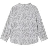 Vertbaudet - Jongenshemd - Bloemenprint - Wit - 100% Katoen