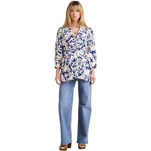 Envie de Fraise - Bloemenblouse - Zwangerschaps- en Voedingsblouse - Multicolor - Viscose Eco Vero