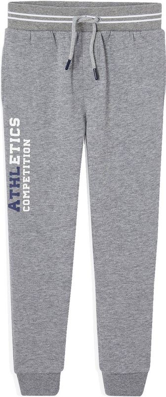 Joggingbroek - Jongens - Grijs - Fleece - 72% Katoen, 28% Gerecycled Polyester
