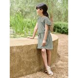 Jerseyjurk - Meisjes - Katoen - Engels Borduursel - Ronde Hals