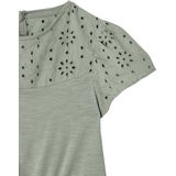 Jerseyjurk - Meisjes - Katoen - Engels Borduursel - Ronde Hals