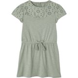 Jerseyjurk - Meisjes - Katoen - Engels Borduursel - Ronde Hals