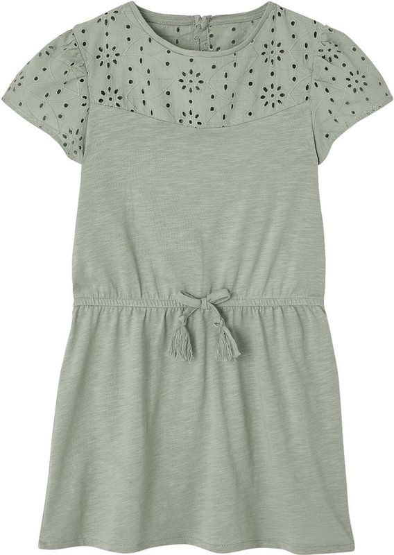 Jerseyjurk - Meisjes - Katoen - Engels Borduursel - Ronde Hals