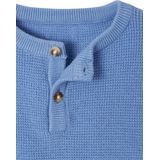 Vertbaudet - Babytrui - Honingraatgebreid - Knoopsluiting met Tunesische Hals