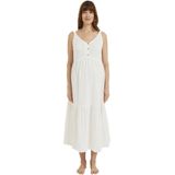 Vertbaudet - Lange Zwangerschapsjurk - Katoen - Zacht - Ruches