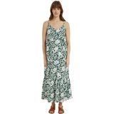 Vertbaudet - Lange Soepele Zwangerschapsjurk - Katoen - Licht - Verstelbare Schouderbandjes