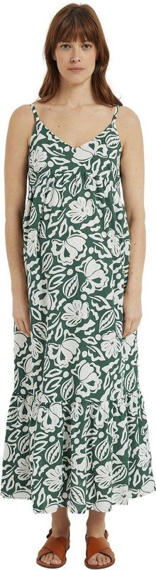 Vertbaudet - Lange Soepele Zwangerschapsjurk - Katoen - Licht - Verstelbare Schouderbandjes