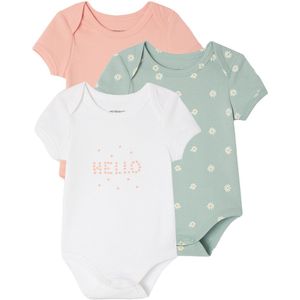 Rompers - Set van 3 - Multicolor - 100% Biologisch Katoen