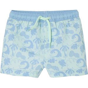 Vertbaudet - Bedrukte Zwemshort - Multicolor - 100% Polyester - Elastische Tailleband met Trekkoord