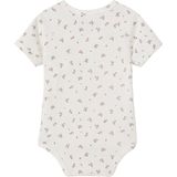 Meegroeiromper - Bloemenprint - Korte Mouwen - 100% Biologisch Katoen
