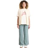 Envie de Fraise - Ruime Zwangerschapsbroek - Katoenen Mousseline - Geprint - Elastische Jerseyband