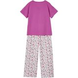 Vertbaudet - Meisjesset - T-shirt en Broek met Wijde Pijpen