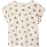Meisjesset met T-shirt en tuinbroek saliegroen