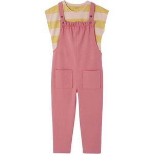 Meisjesset - Saliegroen - T-shirt en Tuinbroek