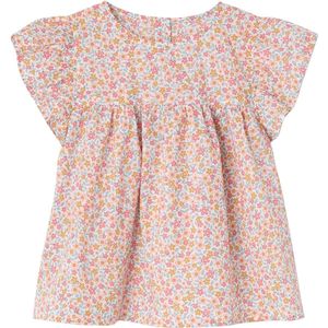 Vertbaudet - Set Blouse en Short - Meisjes - Bloemenprint