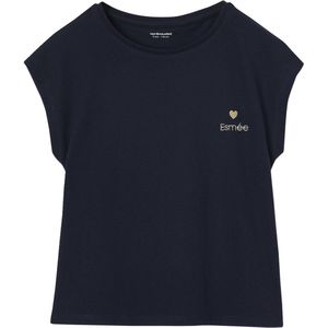 Vertbaudet - Effen Basics - Meisjesshirt - Korte Mouwen