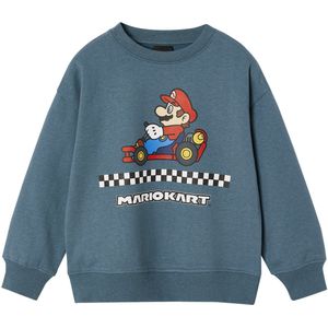 Vertbaudet - Jungen Sweatshirt - SUPER MARIO - Ronde Hals - Lange Mouwen