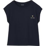 Vertbaudet - Effen Basics - Meisjesshirt - Korte Mouwen