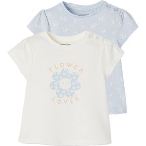 Vertbaudet - Set van 2 Basics - T-shirts - Korte Mouwen