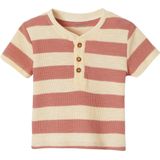 T-shirt - Gestreept - Honingraatbreisel - 100% Biologisch Katoen