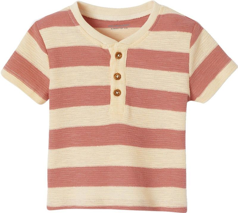 T-shirt - Gestreept - Honingraatbreisel - 100% Biologisch Katoen