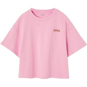 Vertbaudet Cropped meisjesshirt met korte mouwen