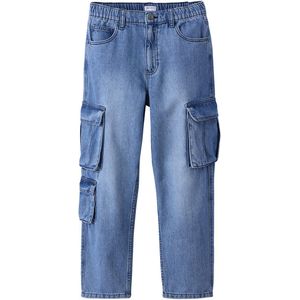 Jonen - Licht Denim - Jongensoverhemd - Korte Mouw