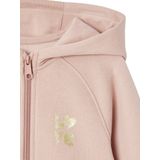 Hoodie - Roze - Meisjes - Met Rits en Capuchon - Geprint Love Motief
