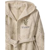 Vertbaudet - Badjas - Groen - Velours Badstof - Personaliseerbaar met Naam