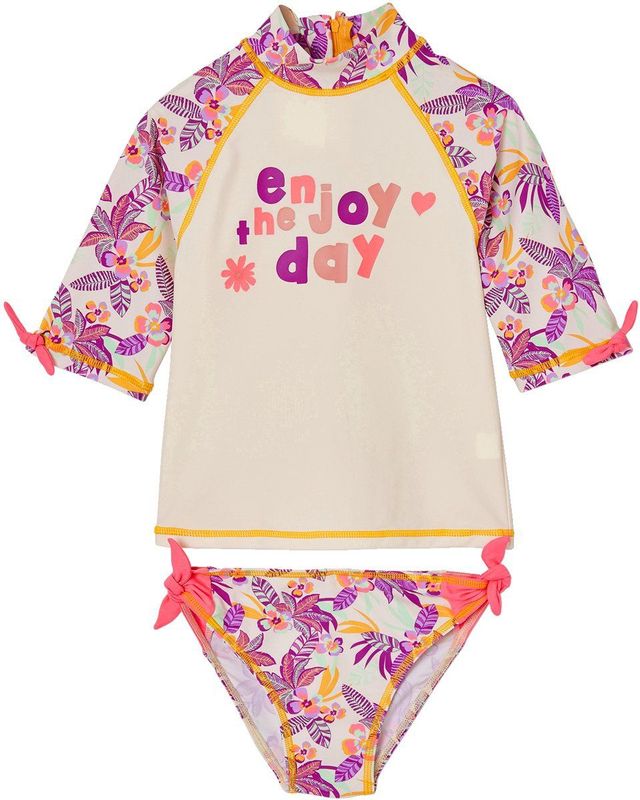 Vertbaudet - Zwemset - Badpakset - Meisjes - Anti-UV, UPF 40+, 80% polyamide, 20% elastaan