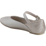 Vertbaudet - Glinsterende Ballerina's - Zilver - Synthetisch/Textiel/Leer