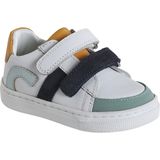 Vertbaudet - Leren Babysneakers - Veelkleurig - Leer - Klittenband