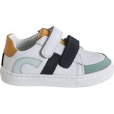 Vertbaudet - Leren Babysneakers - Veelkleurig - Leer - Klittenband