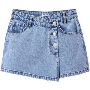 JONEN - Asymmetrische Jeansrok - Lichtblauw - Rok-Short voor Meisjes