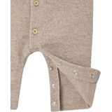 ENVIE DE FRAISE - Rompertje - Gemêleerd Beige - Wol en Kasjmier - Inclusief Babyslofjes