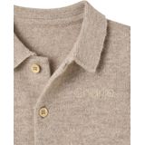 ENVIE DE FRAISE - Rompertje - Gemêleerd Beige - Wol en Kasjmier - Inclusief Babyslofjes