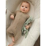 ENVIE DE FRAISE - Rompertje - Gemêleerd Beige - Wol en Kasjmier - Inclusief Babyslofjes