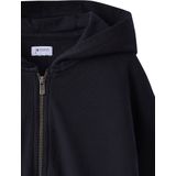 JONEN - Cropped Sweater - Antraciet - Met Rits en Capuchon - Voor Meisjes