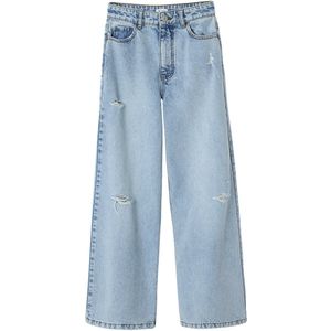 JONEN - Jeans - Lichtblauw - Gewassen Effect - Wijde Pasvorm