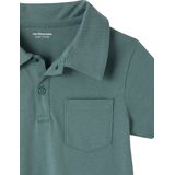 Set van 2 - Polo's - Blauwgroen - Korte Mouwen - Jongens