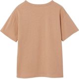 Jongens - T-shirt - Wit - Katoen - Korte Mouwen, Grafisch Ontwerp, Contrasterend Borstzakje