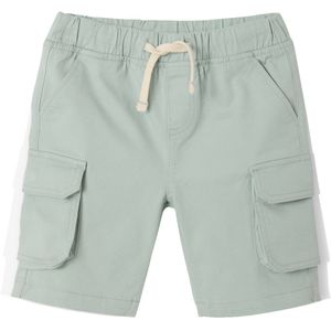 Vertbaudet - Battle Short - Korte Broek - Blauw - 97% Katoen, 3% Elastaan, Elastische Taille