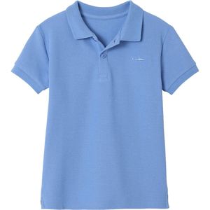 Poloshirt - Korte Mouwen - Blauw - Piquétricot - Borduursel Haai