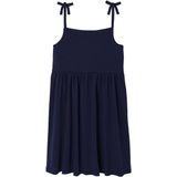 Meisjesjurken - Set van 2 - Bloemenprint en Effen - Katoenjersey