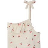 Meisjesjurken - Set van 2 - Bloemenprint en Effen - Katoenjersey