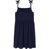 Meisjesjurken - Set van 2 - Bloemenprint en Effen - Katoenjersey