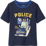 Set van 2 Pyjamashorts - Koningsblauw - Politiethema - Voor Jongens